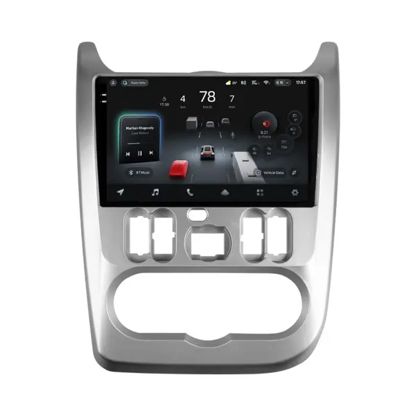 Navigatie Auto cu Asistenta AI Teyes CC4 PRO Dacia Logan 1 2008-2012 8+128GB 9.5" QLED, Android 13, 5G, 7.1 DSP, CarPlay
