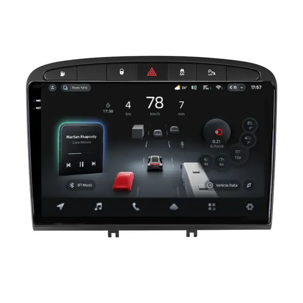 Navigatie Auto cu Asistenta AI Teyes CC4 PRO Peugeot 308 2007-2015 8+128GB 9.5" QLED, Android 13, 5G, 7.1 DSP, CarPlay