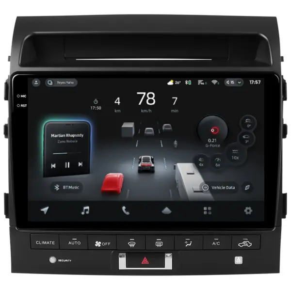 Navigatie Auto cu Asistenta AI Teyes CC4 PRO Toyota Land Cruiser 11 J200 2007-2015 8+128GB 10.36" QLED, Android 13, 5G, 7.1 DSP, CarPlay