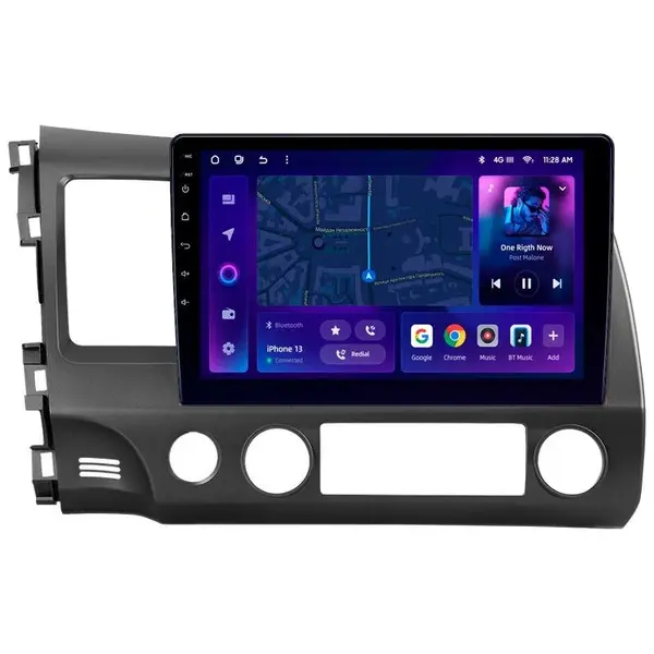 Navigatie Auto MOSS M2 Honda Civic 8 2005-2012 4+32GB 10" IPS Octa-core 1.6Ghz, Android 4G Bluetooth 5.1 DSP