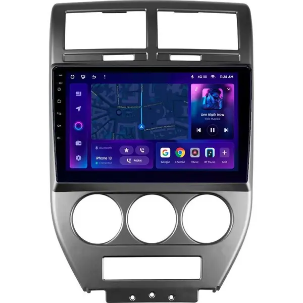 Navigatie Auto MOSS M2 Jeep Compass 1 2006-2010 4+32GB 10" IPS Octa-core 1.6Ghz, Android 4G Bluetooth 5.1 DSP