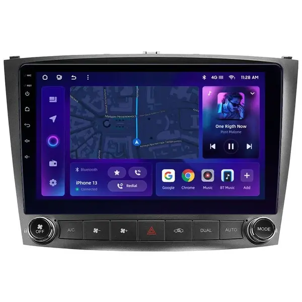Navigatie Auto MOSS M2 Lexus IS 2005-2013 4+32GB 10" IPS Octa-core 1.6Ghz, Android 4G Bluetooth 5.1 DSP