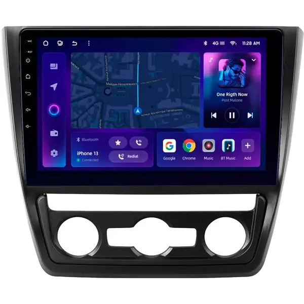 Navigatie Auto MOSS M2 Skoda Yeti 2014-2017 4+32GB 10" IPS Octa-core 1.6Ghz, Android 4G Bluetooth 5.1 DSP