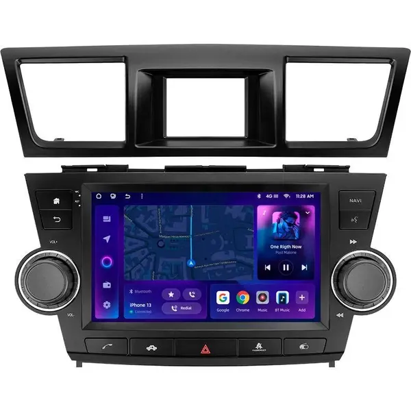 Navigatie Auto MOSS M2 Toyota Highlander 2 2007-2013 4+64GB 9" IPS Octa-core 1.6Ghz, Android 4G Bluetooth 5.1 DSP