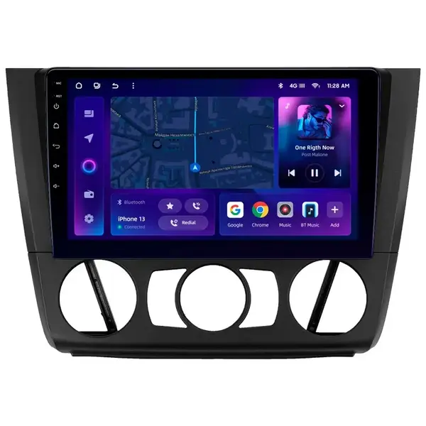 Navigatie Auto MOSS M3 BMW Seria 1 E88 2004-2013 4+32GB 9" QLED Octa-core 2Ghz, Android 4G Bluetooth 5.1 DSP