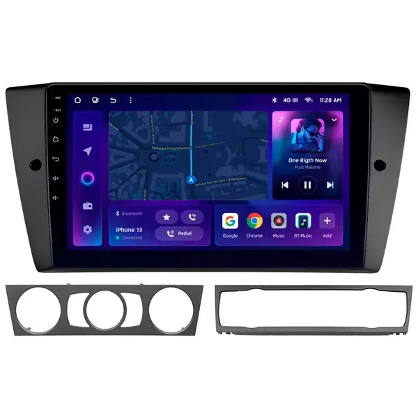Navigatie Auto MOSS M3 BMW Seria 3 E90 2005-2013 4+32GB 9" QLED Octa-core 2Ghz, Android 4G Bluetooth 5.1 DSP