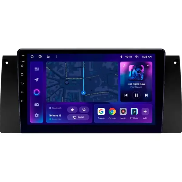 Navigatie Auto MOSS M3 BMW X5 E53 1999-2006 4+32GB 9" QLED Octa-core 2Ghz, Android 4G Bluetooth 5.1 DSP