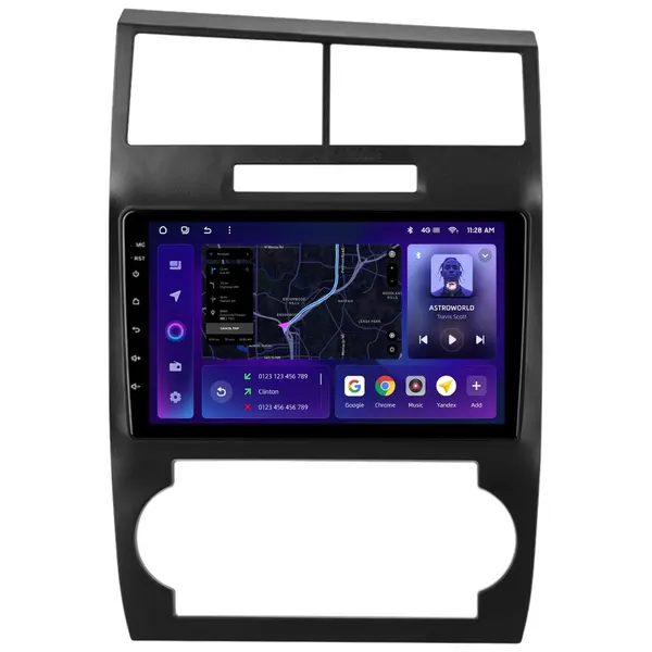 Navigatie Auto MOSS M3 Dodge Magnum 2003-2007 4+32GB 9" QLED Octa-core 2Ghz, Android 4G Bluetooth 5.1 DSP
