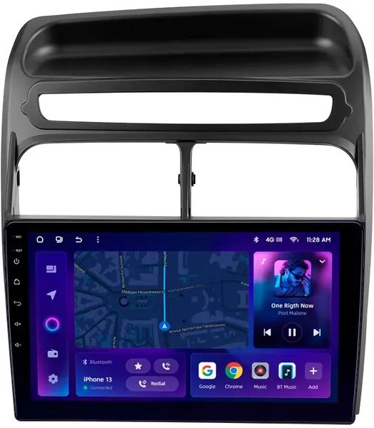 Navigatie Auto MOSS M3 Fiat Linea 2006-2012 4+32GB 9" QLED Octa-core 2Ghz, Android 4G Bluetooth 5.1 DSP