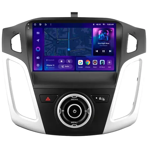 Navigatie Auto MOSS M3 Ford Focus 3 2010-2018 4+32GB 9" QLED Octa-core 2Ghz, Android 4G Bluetooth 5.1 DSP