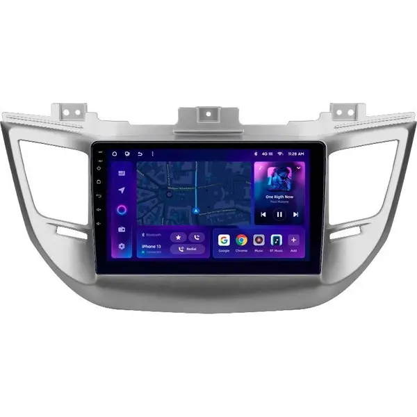 Navigatie Auto MOSS M3 Hyundai Tucson 3 2015-2018 4+32GB 9" QLED Octa-core 2Ghz, Android 4G Bluetooth 5.1 DSP