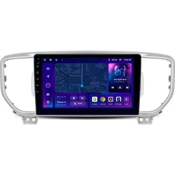 Navigatie Auto MOSS M3 Kia Sportage 4 2016-2018 4+32GB 9" QLED Octa-core 2Ghz, Android 4G Bluetooth 5.1 DSP