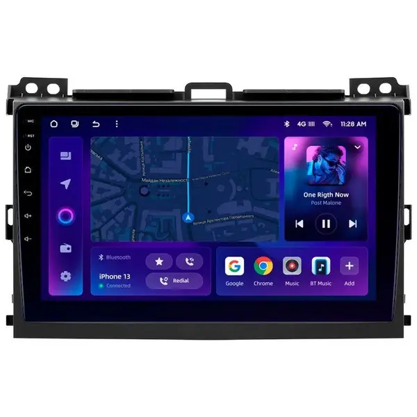 Navigatie Auto MOSS M3 Lexus GX 470 2003-2009 4+32GB 9" QLED Octa-core 2Ghz, Android 4G Bluetooth 5.1 DSP