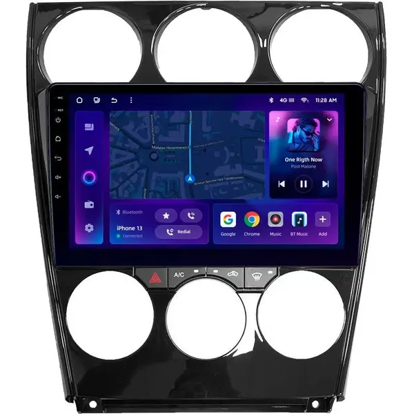 Navigatie Auto MOSS M3 Mazda 6 2002-2007 4+32GB 9" QLED Octa-core 2Ghz, Android 4G Bluetooth 5.1 DSP