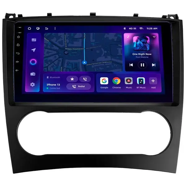 Navigatie Auto MOSS M3 Mercedes-Benz C Class W203 2004-2011 4+32GB 9" QLED Octa-core 2Ghz, Android 4G Bluetooth 5.1 DSP
