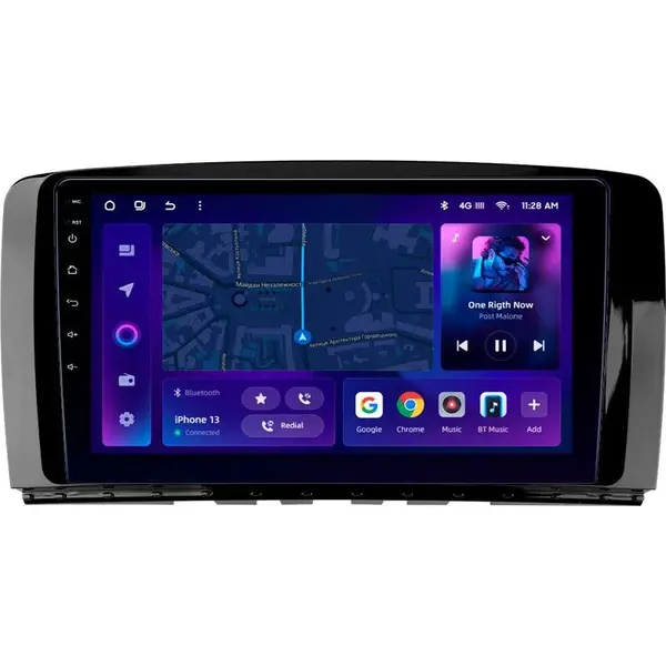 Navigatie Auto MOSS M3 Mercedes-Benz R Class W251 2005-2017 4+32GB 9" QLED Octa-core 2Ghz, Android 4G Bluetooth 5.1 DSP