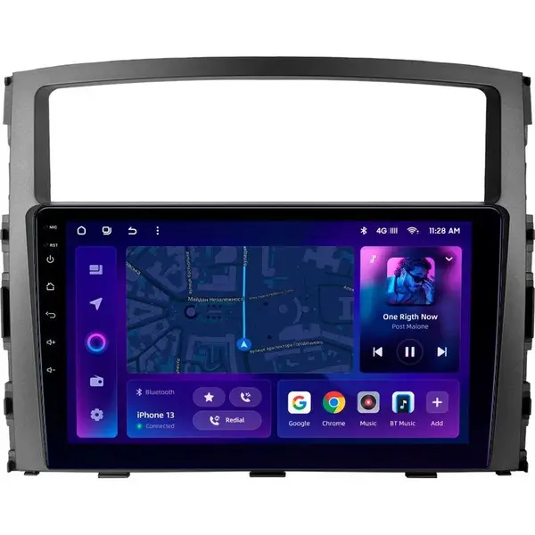 Navigatie Auto MOSS M3 Mitsubishi Pajero 4 V90 2006-2021 4+32GB 9" QLED Octa-core 2Ghz, Android 4G Bluetooth 5.1 DSP