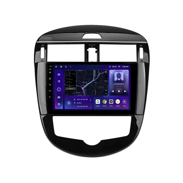 Navigatie Auto MOSS M3 Nissan Pulsar 2014-2018 4+32GB 9" QLED Octa-core 2Ghz, Android 4G Bluetooth 5.1 DSP