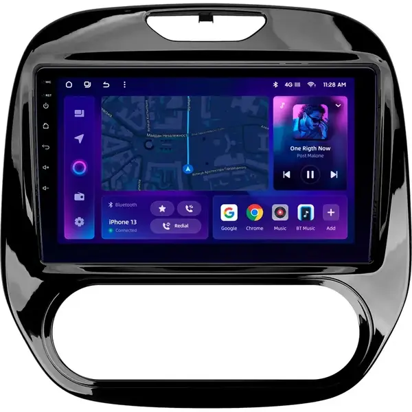 Navigatie Auto MOSS M3 Renault Captur 2016-2019 4+32GB 9" QLED Octa-core 2Ghz, Android 4G Bluetooth 5.1 DSP
