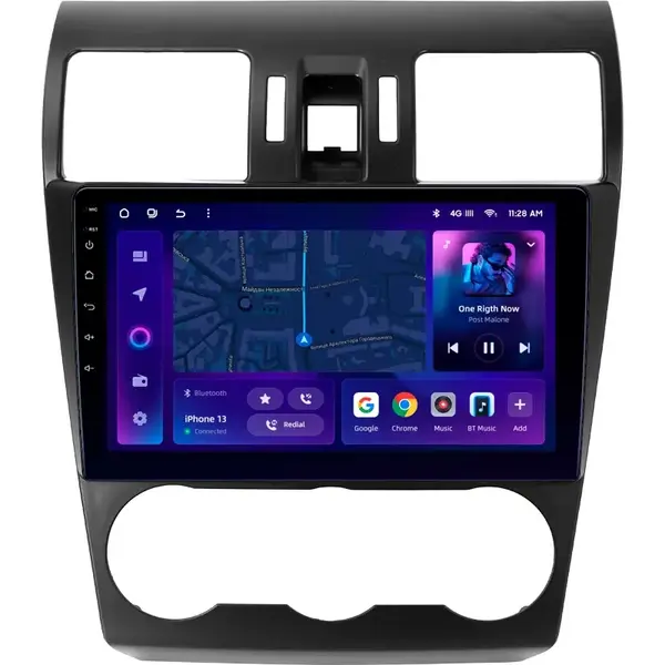 Navigatie Auto MOSS M3 Subaru Forester 4 2012-2018 4+32GB 9" QLED Octa-core 2Ghz, Android 4G Bluetooth 5.1 DSP