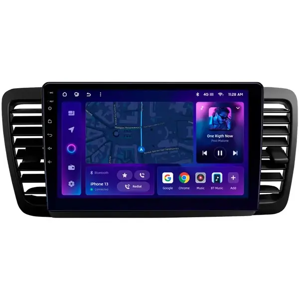 Navigatie Auto MOSS M3 Subaru Legacy 4 2003-2009 4+32GB 9" QLED Octa-core 2Ghz, Android 4G Bluetooth 5.1 DSP