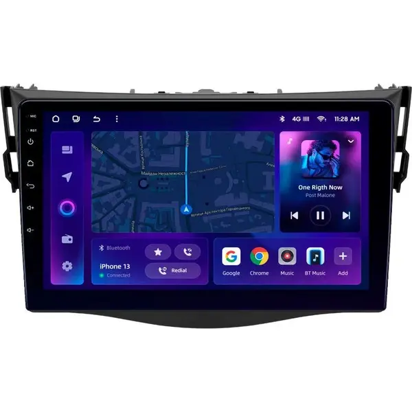 Navigatie Auto MOSS M3 Toyota RAV4 XA30 2005-2013 4+32GB 9" QLED Octa-core 2Ghz, Android 4G Bluetooth 5.1 DSP