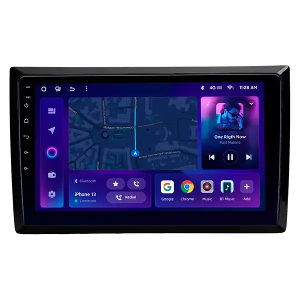 Navigatie Auto MOSS M3 Volkswagen Beetle 2011-2019 4+32GB 9" QLED Octa-core 2Ghz, Android 4G Bluetooth 5.1 DSP