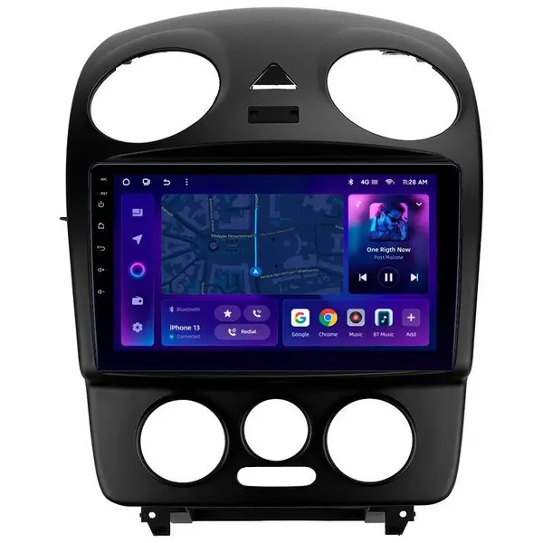 Navigatie Auto MOSS M3 Volkswagen New Beetle 1998-2010 4+32GB 9" QLED Octa-core 2Ghz, Android 4G Bluetooth 5.1 DSP
