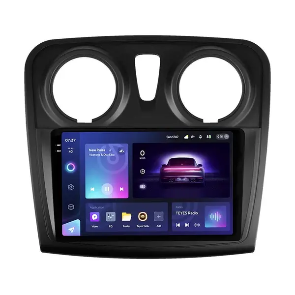 Navigatie Auto Teyes CC3 2K 360 Dacia Sandero 2 2012-2016 6+128GB 9.5 QLED Octa-core 2Ghz Android 4G Bluetooth 5.1 DSP