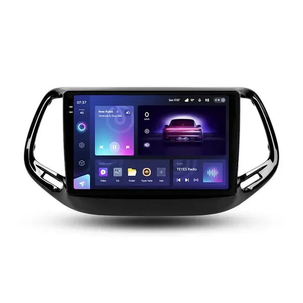 Navigatie Auto Teyes CC3 2K 360° Jeep Compass 2 2016-2018 6+128GB 10.36" QLED Octa-core 2Ghz, Android 4G Bluetooth 5.1 DSP