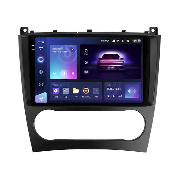 Navigatie Auto Teyes CC3 2K 360 Mercedes-Benz C Class W203 2004-2011 6+128GB 9.5 QLED Octa-core 2Ghz, Android 4G Bluetooth 5.1 DSP