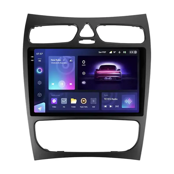 Navigatie Auto Teyes CC3 2K 360 Mercedes-Benz CLK C209 2003-2010 6+128GB 9.5 QLED Octa-core 2Ghz, Android 4G Bluetooth 5.1 DSP