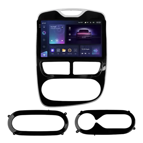 Navigatie Auto Teyes CC3 2K 360 Renault Clio 4 2012-2015 6+128GB 10.36 QLED Octa-core 2Ghz, Android 4G Bluetooth 5.1 DSP