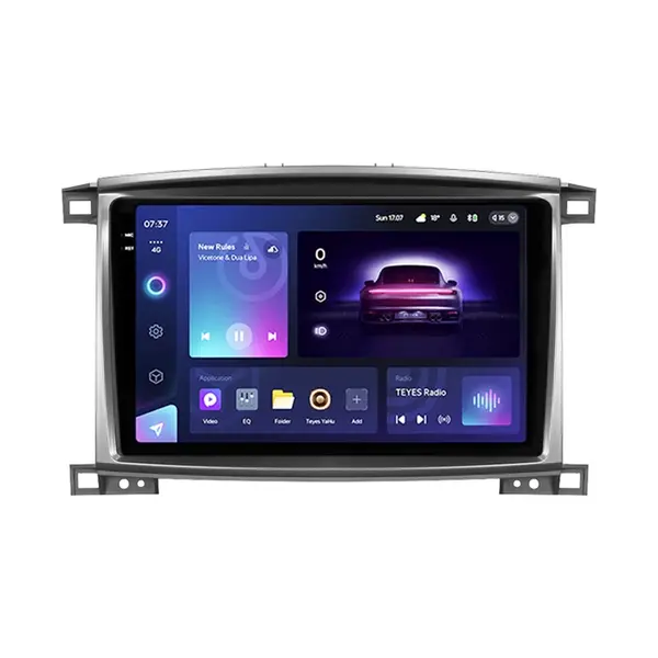 Navigatie Auto Teyes CC3 2K 360° Toyota Land Cruiser LC J100 2002-2007 6+128GB 10.36" QLED Octa-core 2Ghz, Android 4G Bluetooth 5.1 DSP