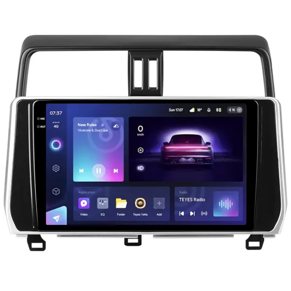 Navigatie Auto Teyes CC3 2K 360° Toyota Land Cruiser Prado J150 2018-2020 6+128GB 10.36" QLED Octa-core 2Ghz, Android 4G Bluetooth 5.1 DSP