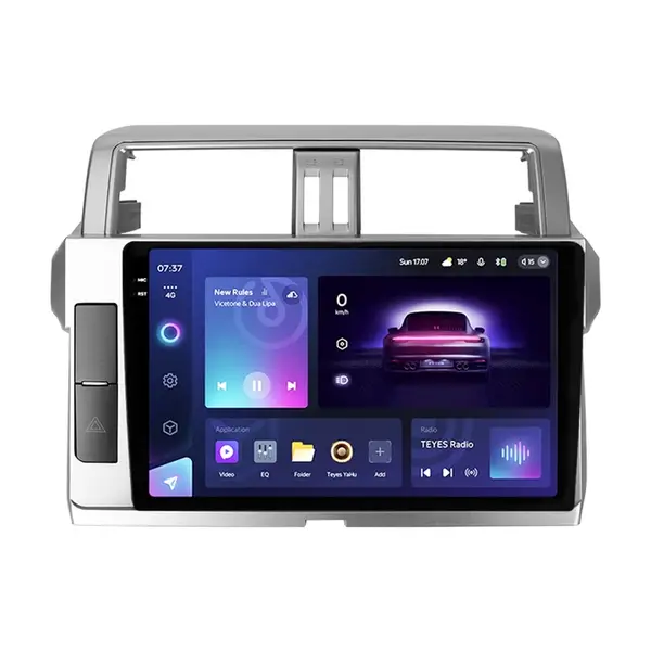 Navigatie Auto Teyes CC3 2K 360° Toyota Land Cruiser Prado J200 2013-2017 6+128GB 10.36" QLED Octa-core 2Ghz, Android 4G Bluetooth 5.1 DSP