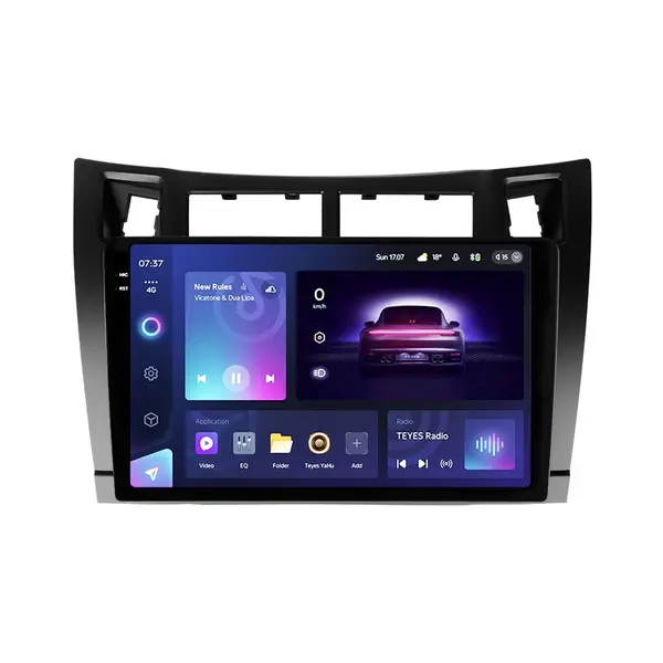 Navigatie Auto Teyes CC3 2K 360 Toyota Yaris 2005-2012 6+128GB 9.5 QLED Octa-core 2Ghz, Android 4G Bluetooth 5.1 DSP