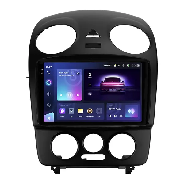 Navigatie Auto Teyes CC3 2K 360 Volkswagen New Beetle 1998-2010 6+128GB 9.5 QLED Octa-core 2Ghz, Android 4G Bluetooth 5.1 DSP