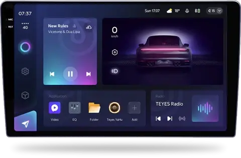 Navigatie Auto Teyes CC3 2K 4+32GB 10.36 QLED Octa-core 2Ghz Android 4G Bluetooth 5.1 DSP