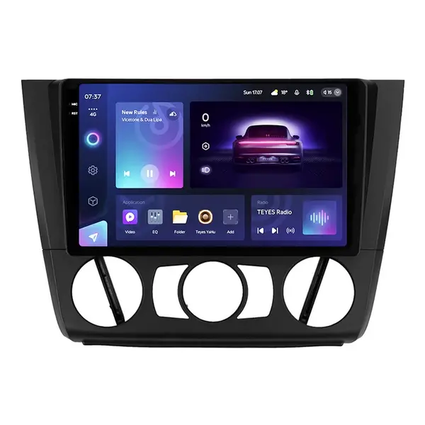 Navigatie Auto Teyes CC3 2K BMW Seria 1 E81 2004-2011 6+128GB 9.5" QLED Octa-core 2Ghz, Android 4G Bluetooth 5.1 DSP