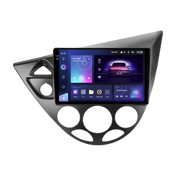 Navigatie Auto Teyes CC3 2K Ford Focus 1 1998-2005 4+32GB 9.5" QLED Octa-core 2Ghz, Android 4G Bluetooth 5.1 DSP