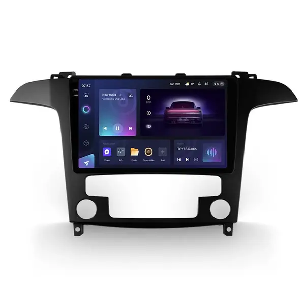 Navigatie Auto Teyes CC3 2K Ford S-MAX 2006-2015 4+64GB 9.5" QLED Octa-core 2Ghz, Android 4G Bluetooth 5.1 DSP