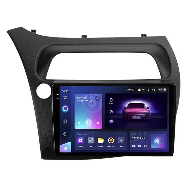 Navigatie Auto Teyes CC3 2K Honda Civic 8 2005-2012 4+64GB 9.5" QLED Octa-core 2Ghz, Android 4G Bluetooth 5.1 DSP