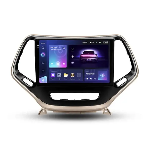 Navigatie Auto Teyes CC3 2K Jeep Cherokee 5 2015-2018 4+32GB 10.36" QLED Octa-core 2Ghz Android 4G Bluetooth 5.1 DSP