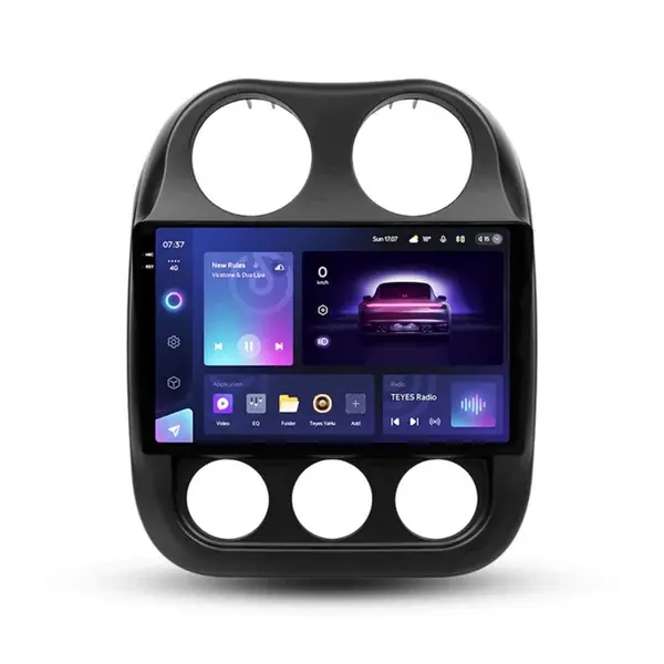 Navigatie Auto Teyes CC3 2K Jeep Compass 1 2009-2015 4+32GB 10.36" QLED Octa-core 2Ghz Android 4G Bluetooth 5.1 DSP