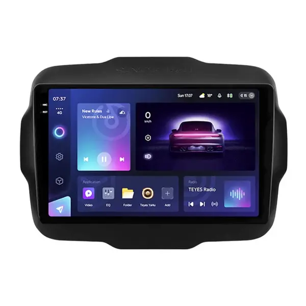 Navigatie Auto Teyes CC3 2K Jeep Renegade 2014-2018 4+32GB 9.5" QLED Octa-core 2Ghz Android 4G Bluetooth 5.1 DSP