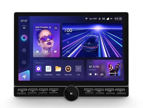 Navigatie Auto Teyes CC3 2K M Button 6+128GB 13 QLED Octa-core 2Ghz Android 4G Bluetooth 5.1 DSP