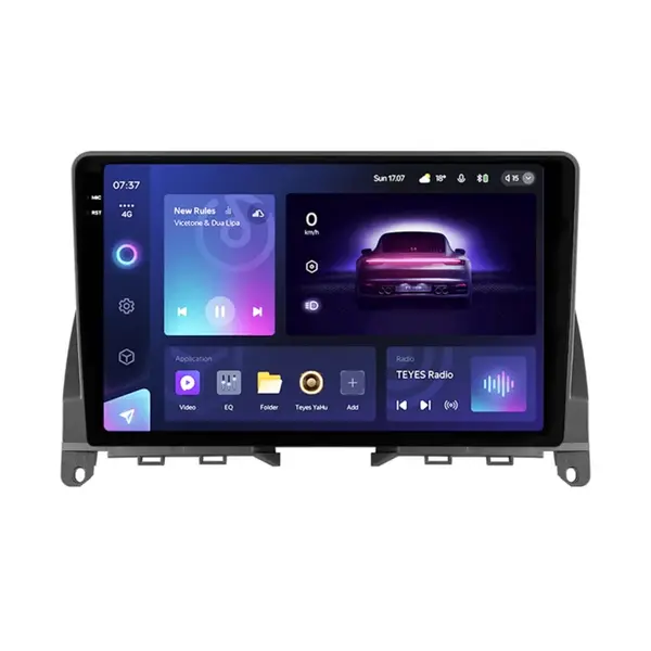 Navigatie Auto Teyes CC3 2K Mercedes-Benz C Class W204 2008-2011 6+128GB 9.5" QLED Octa-core 2Ghz Android 4G Bluetooth 5.1 DSP