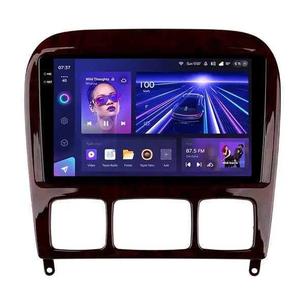 Navigatie Auto Teyes CC3 2K Mercedes-Benz S Class W220 1998-2005 6+128GB 9.5" QLED Octa-core 2Ghz, Android 4G Bluetooth 5.1 DSP