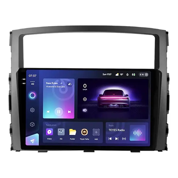 Navigatie Auto Teyes CC3 2K Mitsubishi Pajero 4 V90 2006-2021 4+64GB 9.5" QLED Octa-core 2Ghz Android 4G Bluetooth 5.1 DSP